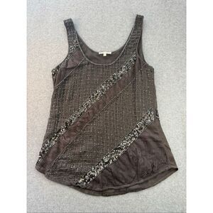 Y2K Matty M Beaded Boho Tank Top S